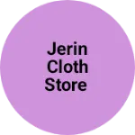 Business logo of Jerin cloth store