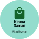 Business logo of Kirana saman