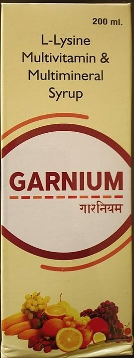 Garnium syp uploaded by GARNICHEM PHARMA PVT LTD on 7/9/2020