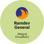 Business logo of Ramdev general Store