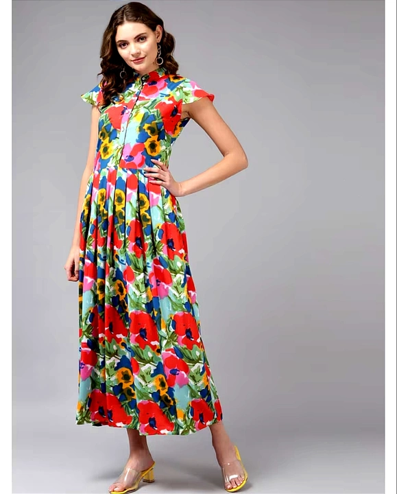 Gorgeous pleated one piece dress uploaded by Namah Creeations  on 3/10/2023