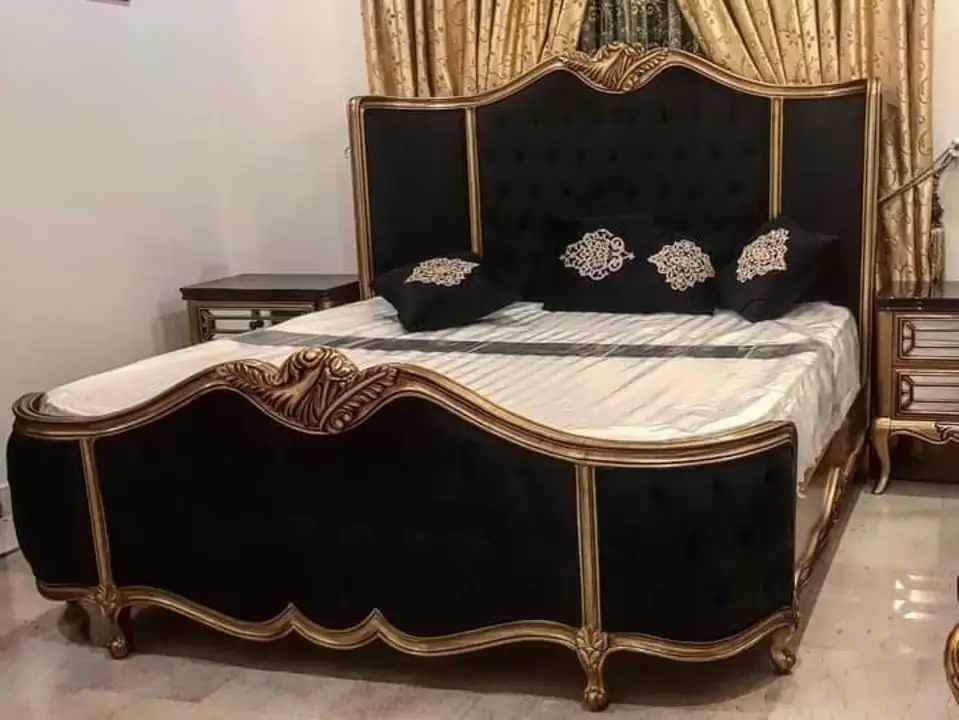 Wooden double bed uploaded by business on 3/10/2023
