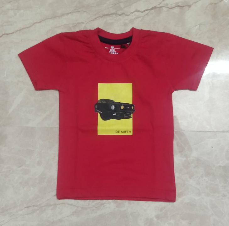 Product image with price: Rs. 110, ID: kids-round-neck-t-shirts-8eccce1d