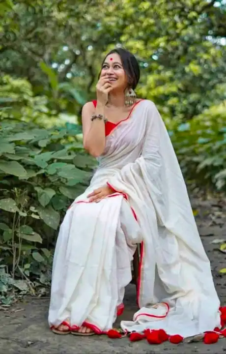 Dule Tone Khadi Cotton saree uploaded by Piku textile on 3/10/2023