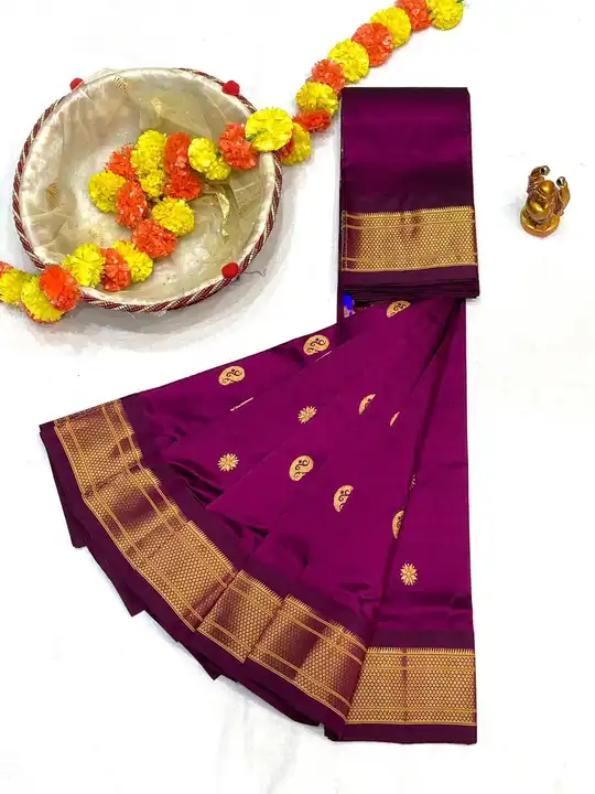 Pure silk yeola Maharani pallu paithani  uploaded by SAMARTH PAITHANI WHAT'S UP 8087211077 on 3/10/2023