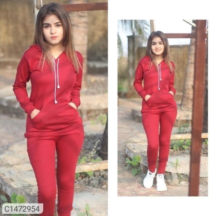 Post image *Catalog Name:* Women's Cotton Lycra Solid Tracksuits
Price: ₹786/-(₹1140/- --31% dscnt)
*Details:*
Description: It has 1 Piece of Tracksuit
Fabric: Cotton Lycra
Neckline: Hooded
Sleeves: Full Sleeves
Pattern: Solid
Color: Red / Black / Grey / Blue
Length: Top: 23 In, Bottom: 37 In
Size (Inches): Top: Free Size (26 - 34)
Size (Inches): Bottom: Free Size (28 - 34)
Designs: 7

💥 *FREE Shipping* 
💥 *FREE COD* 
💥 *FREE Return &amp; 100% Refund* 
🚚 *Delivery*: Within 7 days 
Shop link
https://www.mydash101.com/Shop40797660