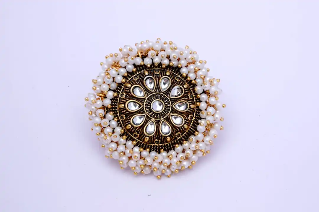 Product image with price: Rs. 149, ID: white-gucha-ring-7ba90963