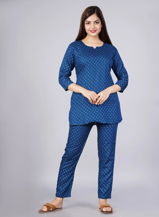 Women Printed Night Suit uploaded by Laila fashion on 3/10/2023