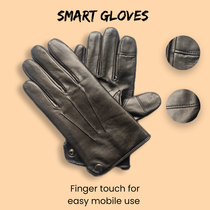 Smart leather gloves  uploaded by business on 3/10/2023