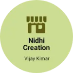 Business logo of Nidhi creation