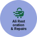 Business logo of Ali restoration & repairs