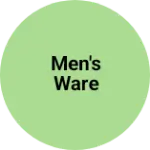 Business logo of Men's ware