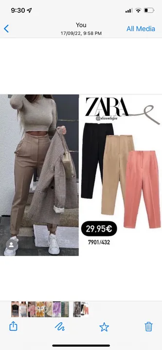 Post image Hey! Checkout my new product called
Zara formal trousers .