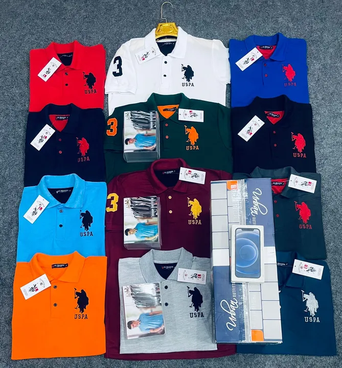 BRAND: US POLO
*EMBROIDERY ON FRONT AND ON ARM*
*WITH CHAND AND CHALK*
MATCHING US POLO BUTTON 
GSM: uploaded by business on 3/11/2023