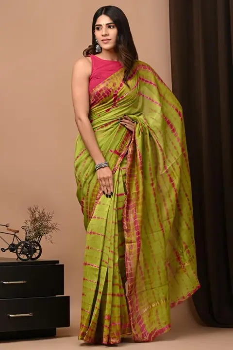 Chanderi silk saree  uploaded by Bagru printers Store  on 3/11/2023