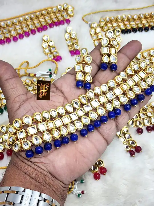Kundan necklace set  uploaded by Sb designs on 3/11/2023