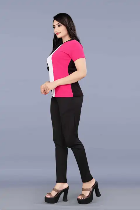 Girls New Stretchable T-Shirt. uploaded by Glow More Enterprise  on 3/11/2023