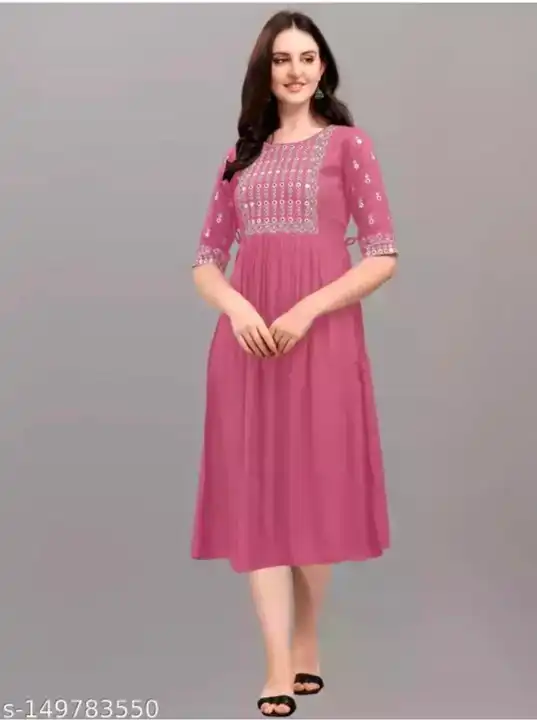 embroidery work Kurtis  uploaded by business on 3/11/2023