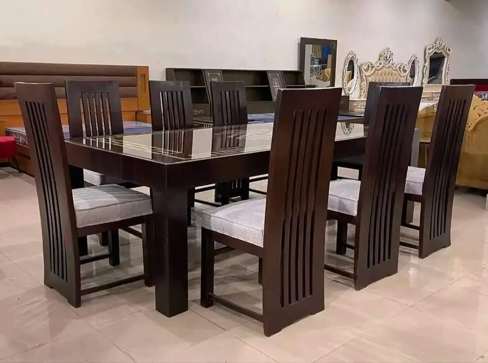 Wooden dining table uploaded by Pink City furniture on 3/11/2023