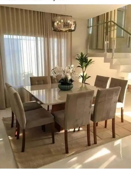 Luxury dining table uploaded by Pink City furniture on 3/11/2023