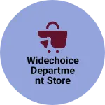 Business logo of Widechoice department store pvt