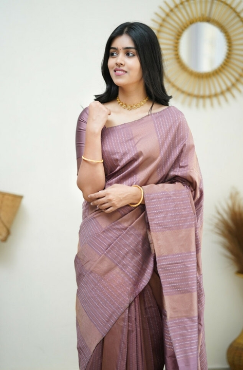 Beautiful banarasi silk saree with blouse piece  uploaded by Dhananjay Creations Pvt Ltd. on 3/11/2023