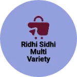 Business logo of Ridhi Sidhi imitation jewellery & Cosmetics