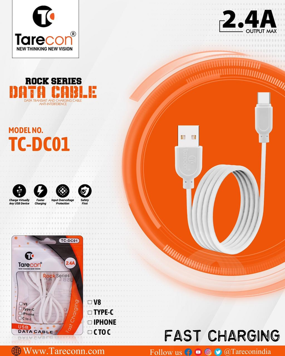 USB CABLE TC uploaded by Kirti Nx Mobile Shop on 3/11/2023