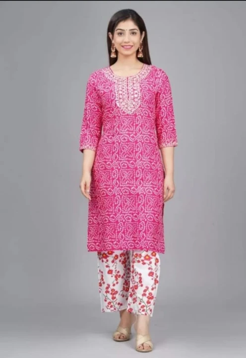 Pink Bhandej uploaded by Manisukmi Fashion  on 3/11/2023