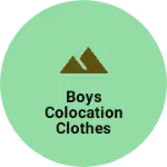 Business logo of Boys colocation clothes