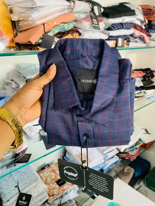 Checks formal shirt uploaded by Boss The Company Brand on 3/11/2023