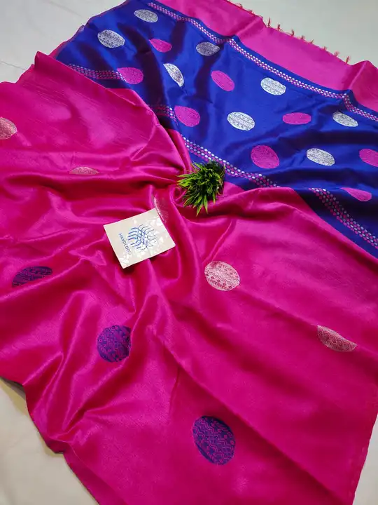 Tussar silk sarees uploaded by business on 3/11/2023