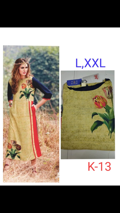 Printed kurti uploaded by Best of best fashion on 3/11/2023