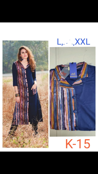 Printed kurti uploaded by Best of best fashion on 3/11/2023