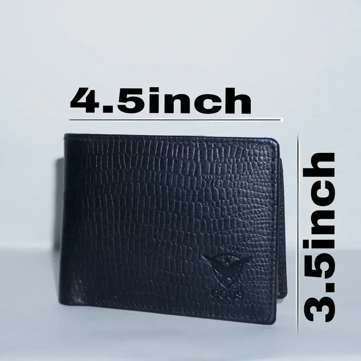Croco Black genuine leather wallet  uploaded by M/S KGN ENTERPRISE on 3/11/2023