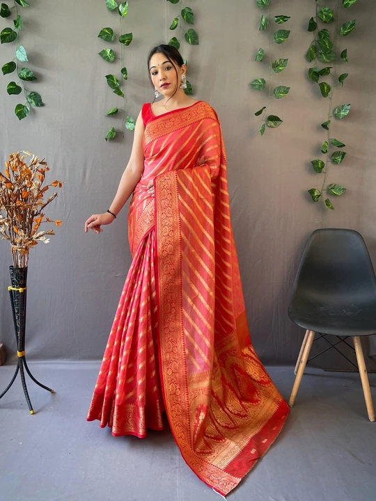 NEW CATALOGUE 
Catalogue - Organza Leheriya.*

Fabric - pure organza weaved saree with Jacquard  uploaded by Miss Lifestyle on 3/11/2023