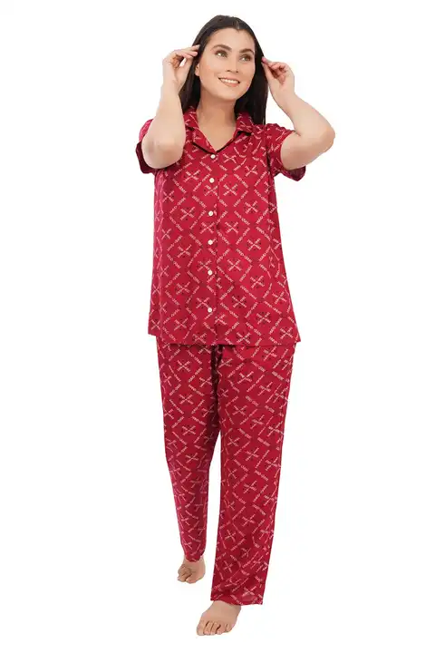 Product image of Cotton Night Suit (M,L,XL), ID: cotton-night-suit-51370751