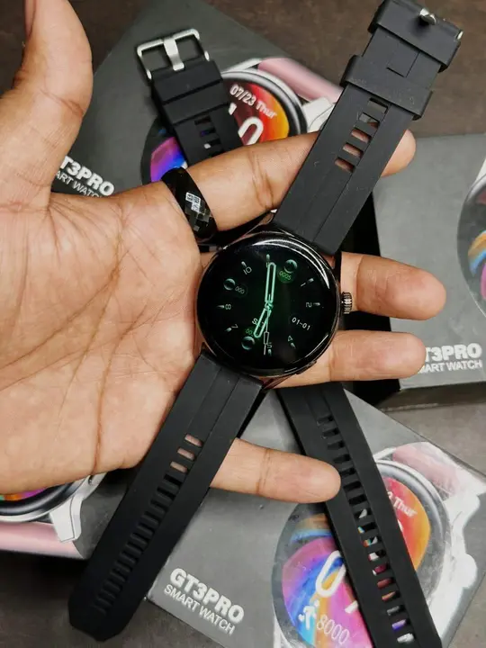 Post image 🔥 *FOSSIL GT-3PRO 44mm 2023 EDITION*🔥 

💥 *FOSSIL LOGO APPEARS WHEN POWER ON/OFF*💥

*For the 1st Time* 
*Feel Free To Set Your OWN Background Picture*🤗

➡️ *Dual Bluetooth Connectivity v4.2 / 3.0*✓
➡️ *1.28" LTPS HD  Round Clear View Screen* With 650Nits Brightness✓
➡️ *With Calling Can Talk Clearly With Watch*✓
➡️Motion Sensor With Built In *G - Sensor* ✓
➡️ *HIGH GRADE ALLUMINIUM BODY*✓
➡️ *Time , Date , Remaining Power Are Shown On The Watch Face*✓
➡️ *Heart Rate*✓
➡️ *Blood Pressure*✓
➡️ *Stopwatch*✓
➡️ *Sleep Interface*✓
➡️ *Music Control*✓
➡️ *Message Interface*✓
➡️ *Charging™️ Reminder,Sedentary Reminder,Call Reminder,Alarm Reminder,Shake Photo,Screen Saver*✓
➡️ *Various Dial Wallpapers*✓

▶️ * Price  2199/-*✓

▶️ *NO RETURN👈*

🌟 *HIGH QUALITY PRODUCT*🌟