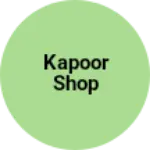 Business logo of Kapoor shop
