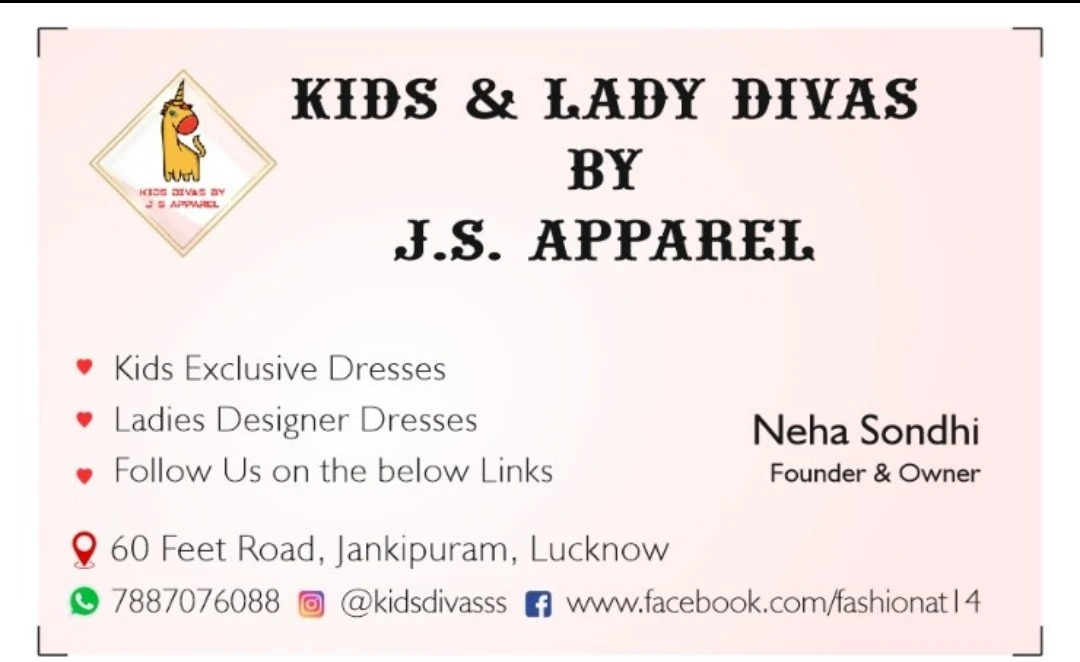 Factory Store Images of J S APPAREL ( kids and lady Diva )