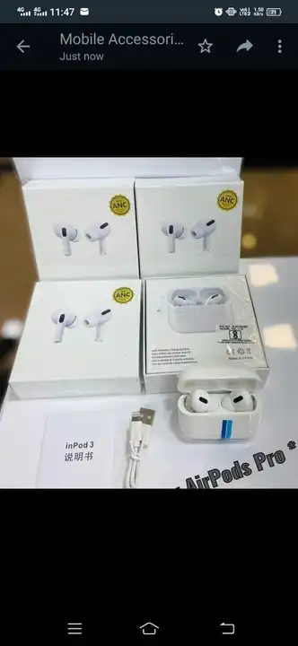Airpods pro  uploaded by Shopping Club India on 3/11/2023