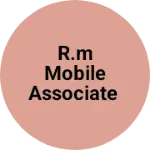 Business logo of R.M Mobile Associate