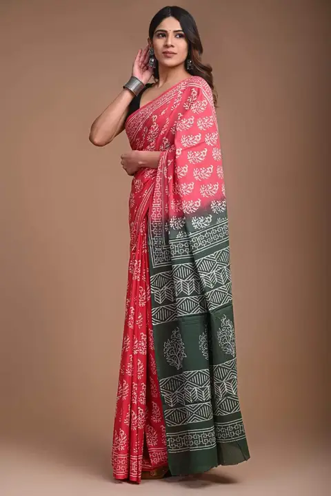 kota Staple  Saree All over butType>Hand block uploaded by silk  saree on 3/11/2023