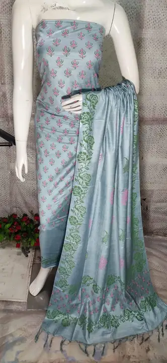 Suits and dress dress material uploaded by silk  saree on 5/9/2024