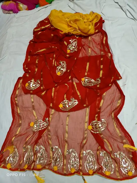 💥New Dhamaka💥

🦚 Najmeen chiffon saree with Gota Patti work 
🦚 Contrast blouse

😱😱  uploaded by Gotapatti manufacturer on 3/11/2023