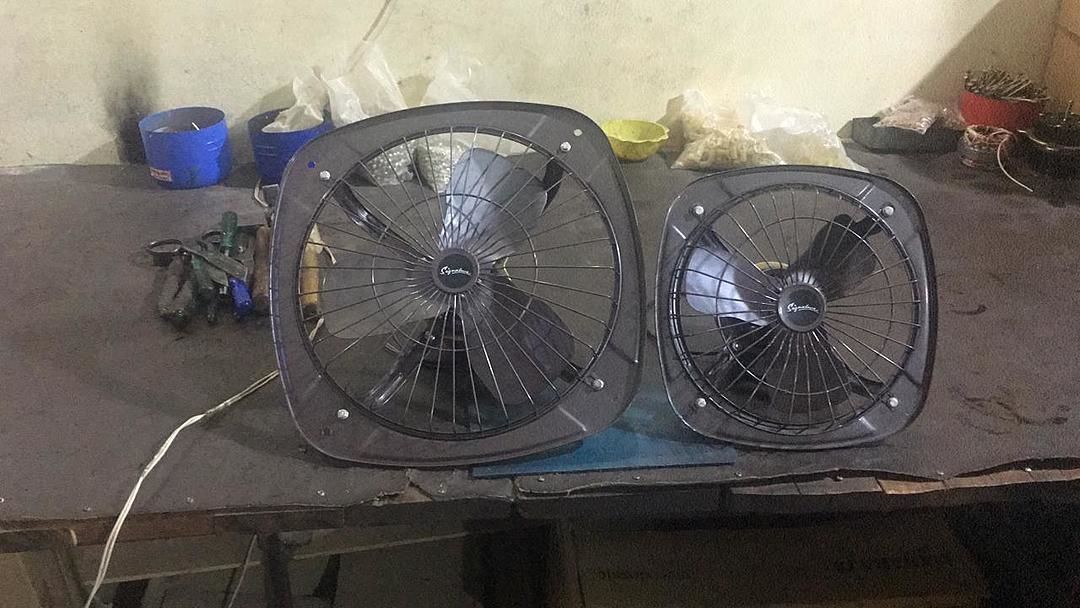 Fresh air fan 9"&12" available grey colour & Metallica colour heavy body  uploaded by business on 7/9/2020