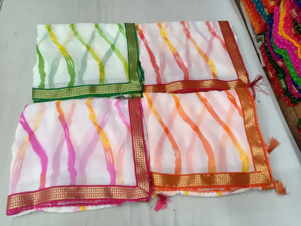Jesal printed georgette sarees uploaded by N K SAREES  on 3/12/2023
