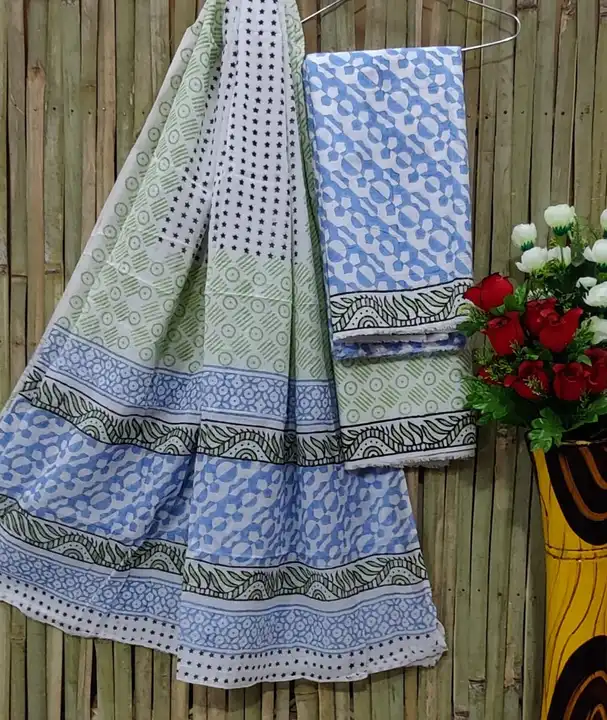 🍁 New Exclusive Collection of Hand Block Printed Cotton Suits With Cotton Dupatta 🍁
 uploaded by NATURAL HANDICRAFT on 3/12/2023