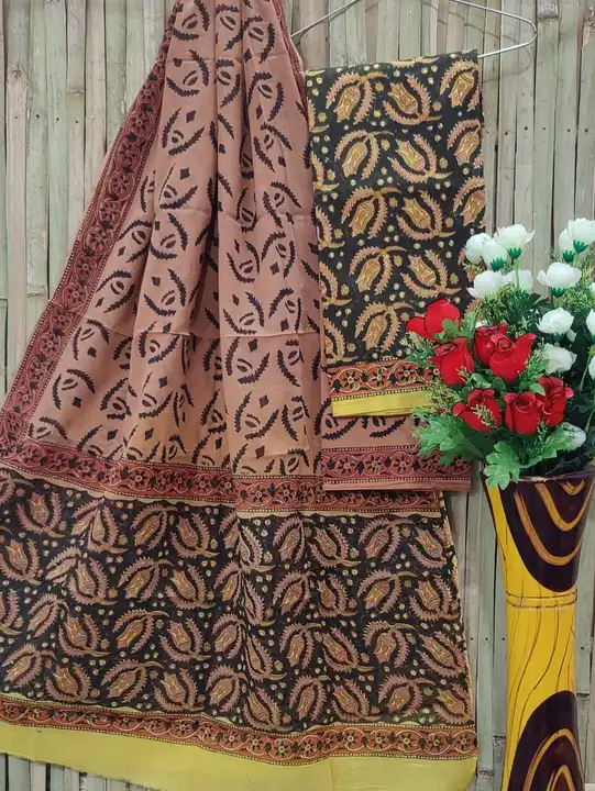 🍁 New Exclusive Collection of Hand Block Printed Cotton Suits With Cotton Dupatta 🍁
 uploaded by NATURAL HANDICRAFT on 3/12/2023
