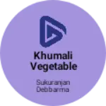 Business logo of Khumali vegetable shop